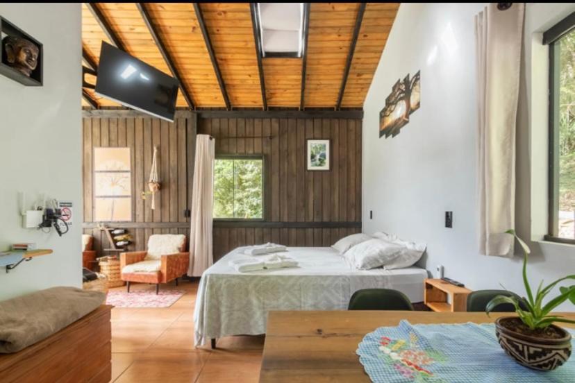 Cabana Sassafras Com Hidromassagem Alfredo Wagner Exterior foto